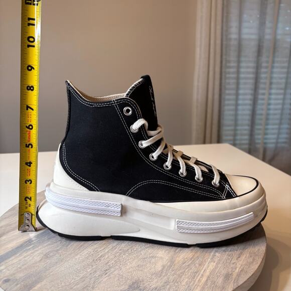 Converse Run Star Motion CX Platform High Top Black Egret Men's Size 10.5 - Picture 8 of 11